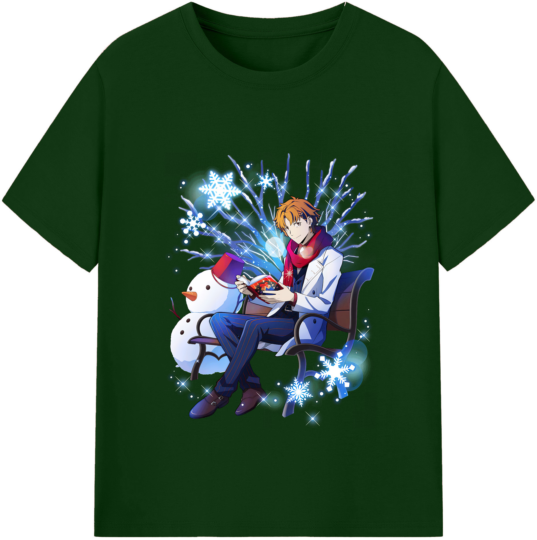 （画像用） 文豪ストレイドッグス Bungo Stray Dogs 綿100％半袖Tシャツ（フロントプリント）